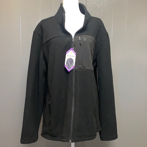 NWT Free Country Grid Fleece XXL - Picture 1 of 12